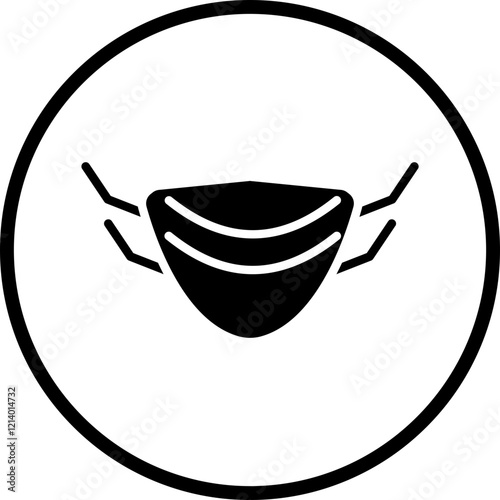 Protective Mask icon style