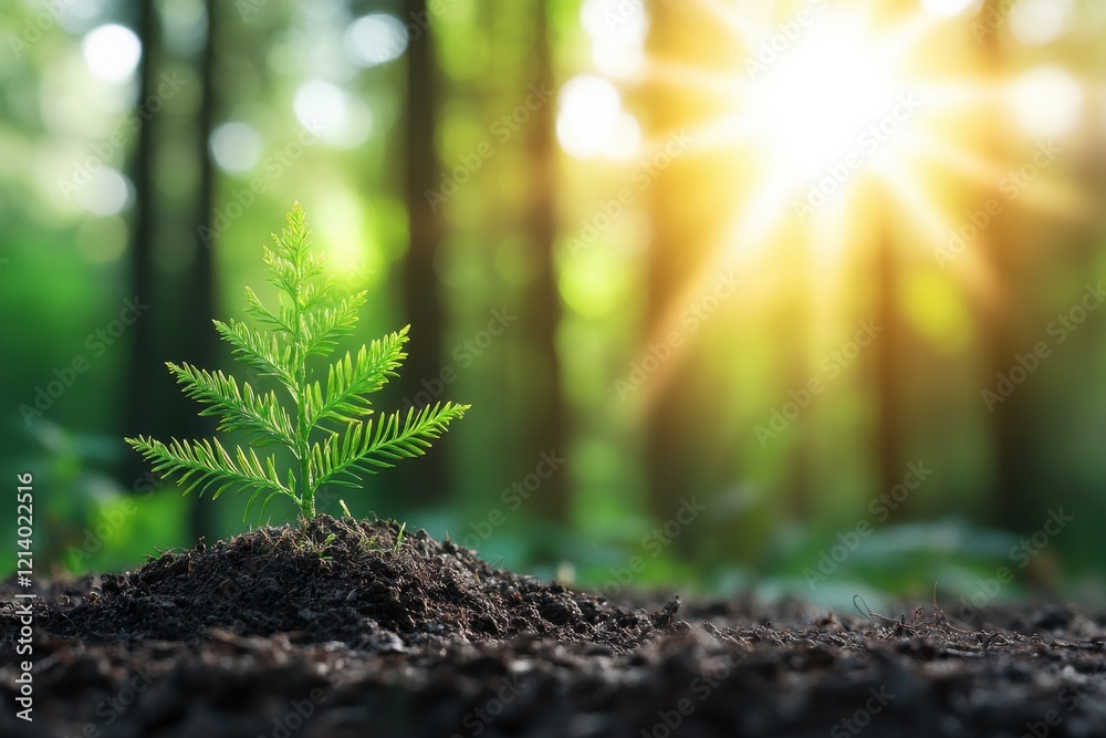 Vibrant Forest Scene with Glowing Golden Energy Symbolizing Nature's Beauty and Life Vibrant Forest Scene with Glowing Golden Energy Symbolizing Nature's Beauty and Life