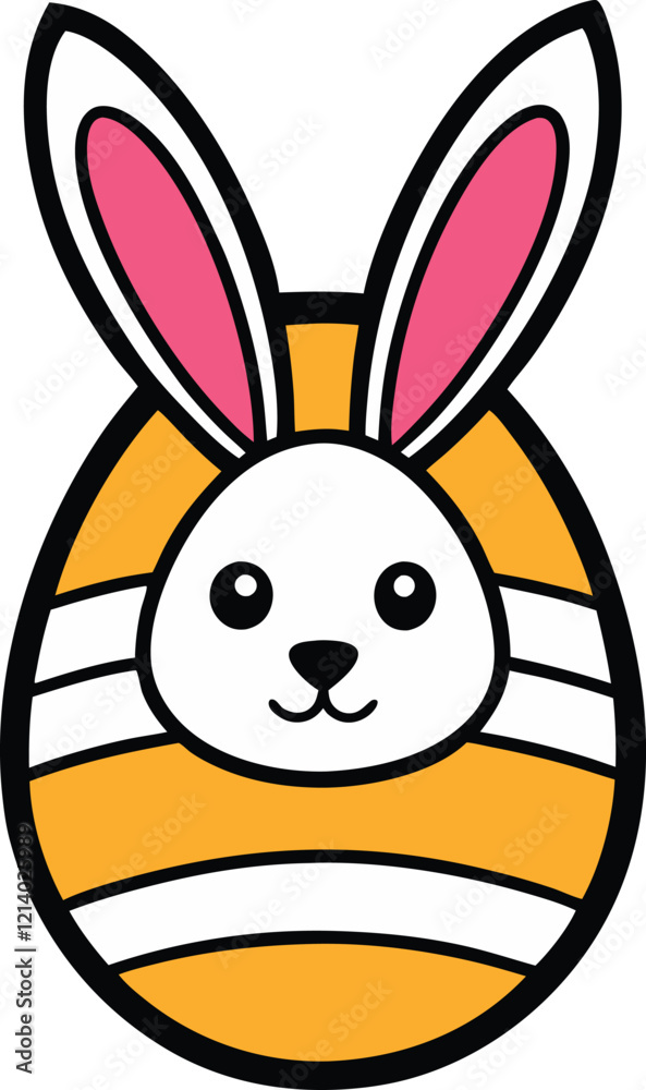 Obraz premium Easter Bunny in Egg