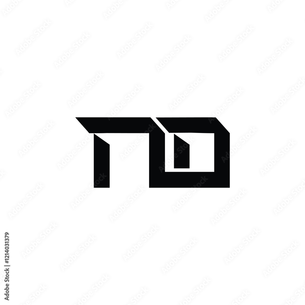 ND monogram logo design letter text name symbol monochrome logotype alphabet character simple logo ND monogram logo design letter text name symbol monochrome logotype alphabet character simple logo