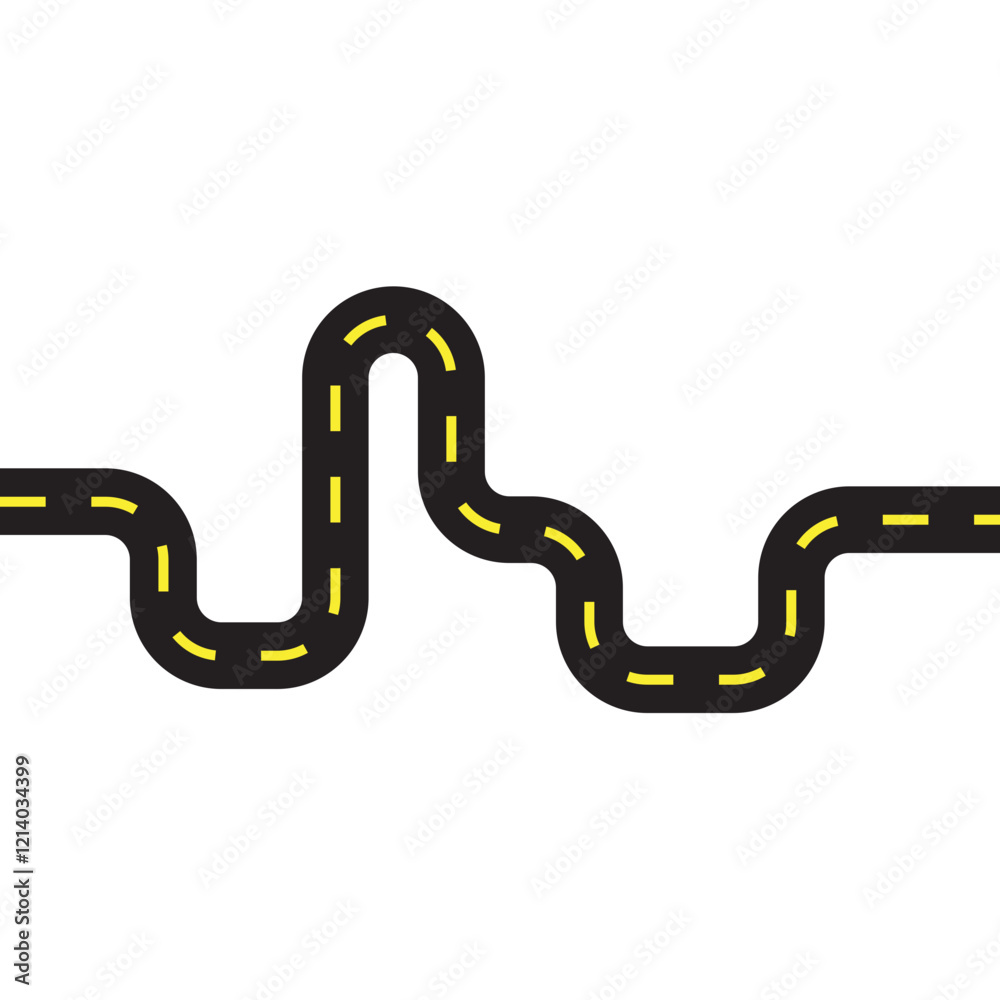 Obraz premium Road Map Location