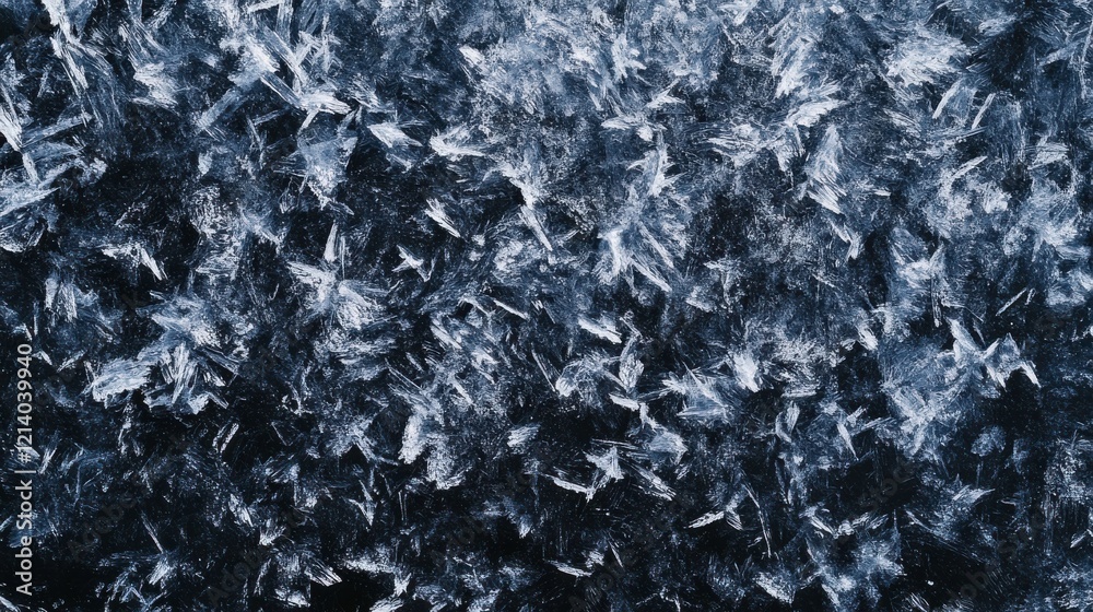 Ice Textures in a Winter Wonderland Scene Ice Textures in a Winter Wonderland Scene
