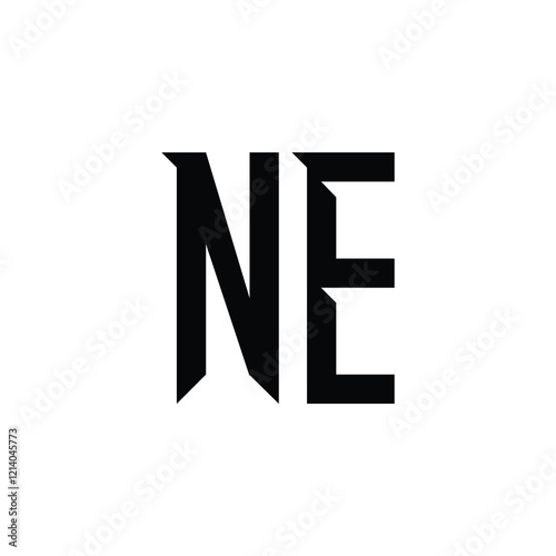 NE monogram logo design letter text name symbol monochrome logotype alphabet character simple logo Free Download NE monogram logo design letter text name symbol monochrome logotype alphabet character simple logo - GFXLoad