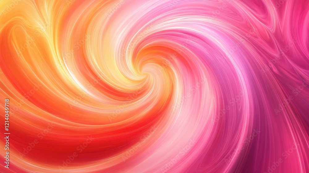Abstract Swirling Gradient Background with Vibrant Warm Tones of Yellow, Orange, Red, and Pink. Abstract Swirling Gradient Background with Vibrant Warm Tones of Yellow, Orange, Red, and Pink.