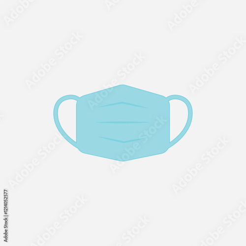 Blue face mask Icon, Trendy And Modern Symbol For Logo, Web, App, Design. Icon Simple Sign. Mask Icon, Medical care and covid 19 virus theme Vector illustration