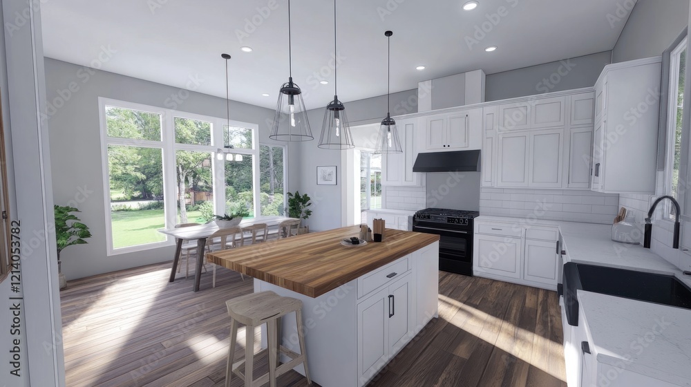 Modern Farmhouse Kitchen Design: Open Concept, Bright, and Airy Modern Farmhouse Kitchen Design: Open Concept, Bright, and Airy