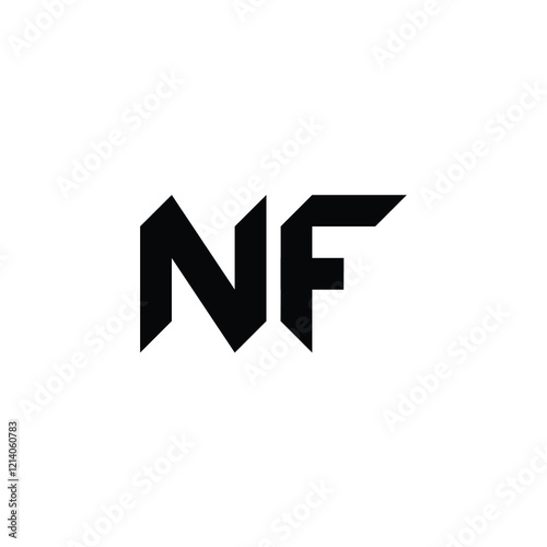 Free Download NF monogram logo design letter text name symbol monochrome logotype alphabet character simple logo - GFXLoad