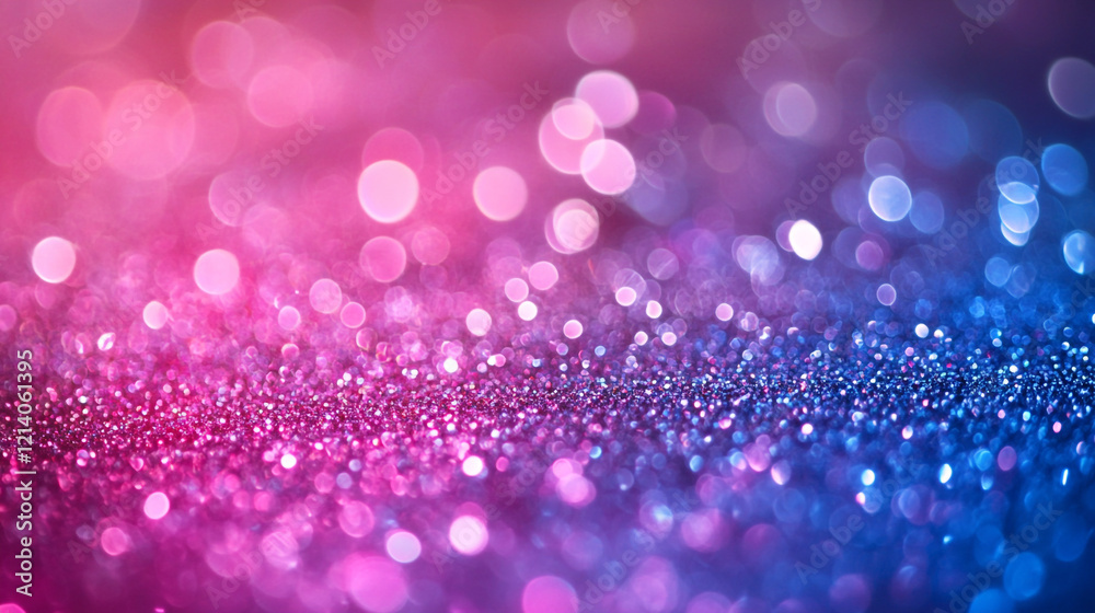 Colorful bokeh background with shimmering lights in shades of pink and blue Colorful bokeh background with shimmering lights in shades of pink and blue