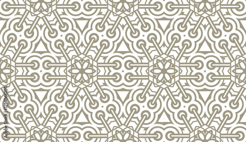 Creative seamless geometric pattern. Modern vector illustration. For template, cover, background