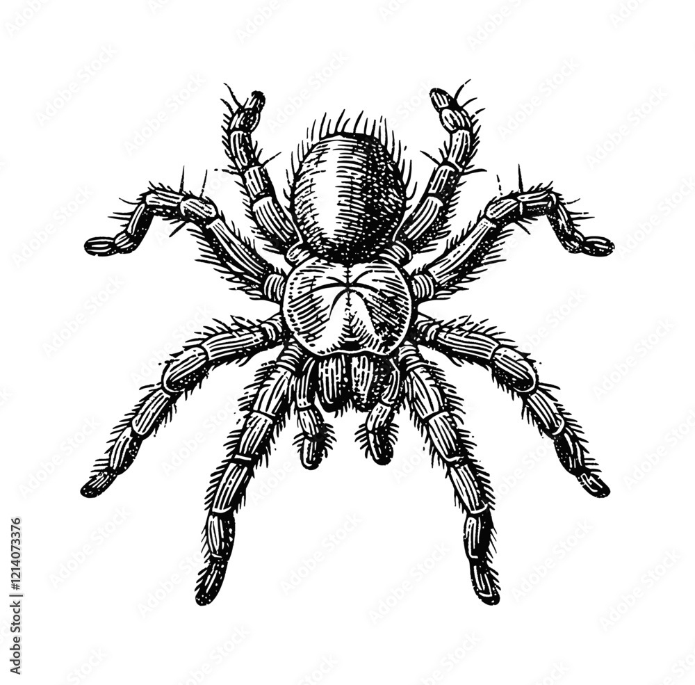 spider tarantula engraving black and white outline spider tarantula engraving black and white outline