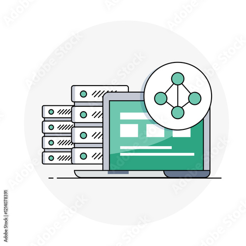 Active Directory Security Review Icon Representing Directory Vulnerability Analysis and Access Control Management