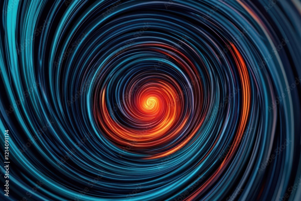 Colorful spiral pattern creating a mesmerizing visual effect. Colorful spiral pattern creating a mesmerizing visual effect.
