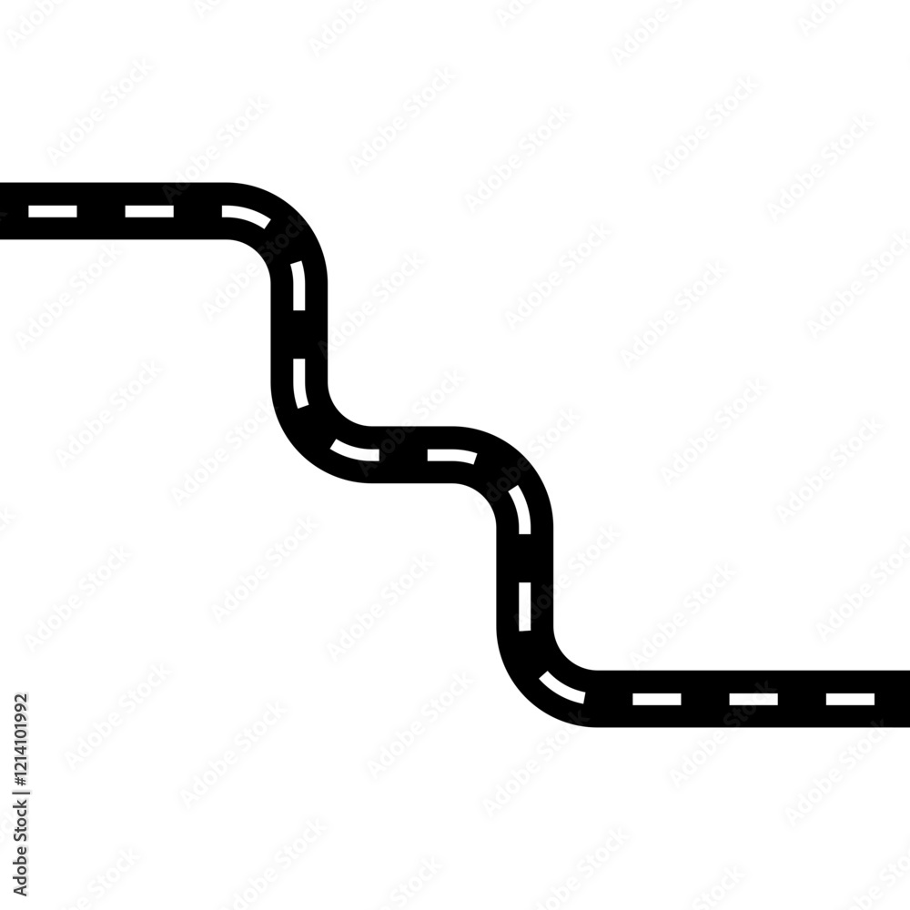 Fototapeta premium Road Map Location