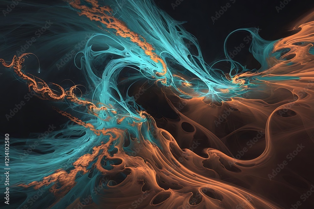 Obraz premium abstract fractal background