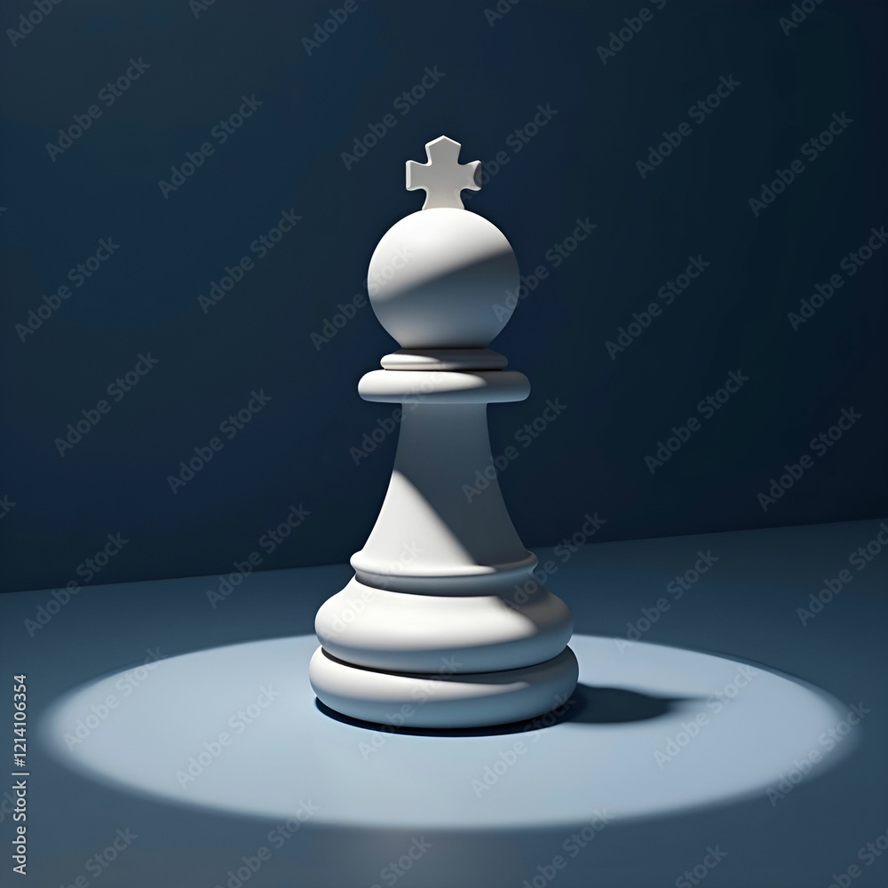 An abstract image featuring a single, stylized figurine resembling a bishop from a game, with a rounded head and a flat base. The figurine should have a smooth, glossy surface in a soft pastel color. An abstract image featuring a single, stylized figurine resembling a bishop from a game, with a rounded head and a flat base. The figurine should have a smooth, glossy surface in a soft pastel color.