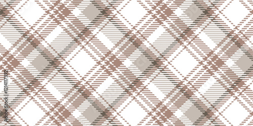 Vector checkered pattern or plaid pattern. Tartan, textured seamless twill for flannel shirts, duvet covers, other autumn winter textile mills. Vector Format