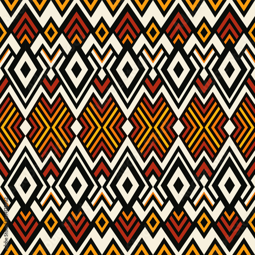 - [ ] Navajo tribal vector seamless pattern. Native American ornament. Ethnic South Western decor style. Boho geometric ornament. Vector seamless pattern. Great for fabric, textile, carpet