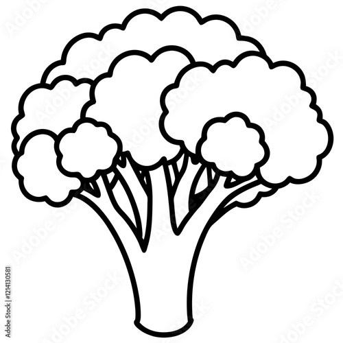 Creative Broccoli Art in Vector