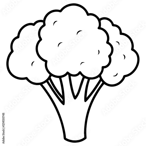 Creative Broccoli Art in Vector