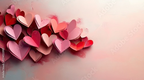 Heartfelt Valentine's Day Design with Paper Heart