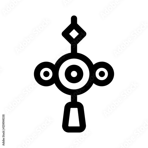 chinese knot line icon, perfect for uiux website and mobile apps projects
