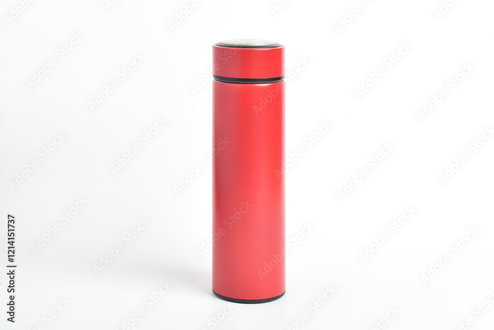 Blank Red Tumbler Mockup isolated on white background Blank Red Tumbler Mockup isolated on white background