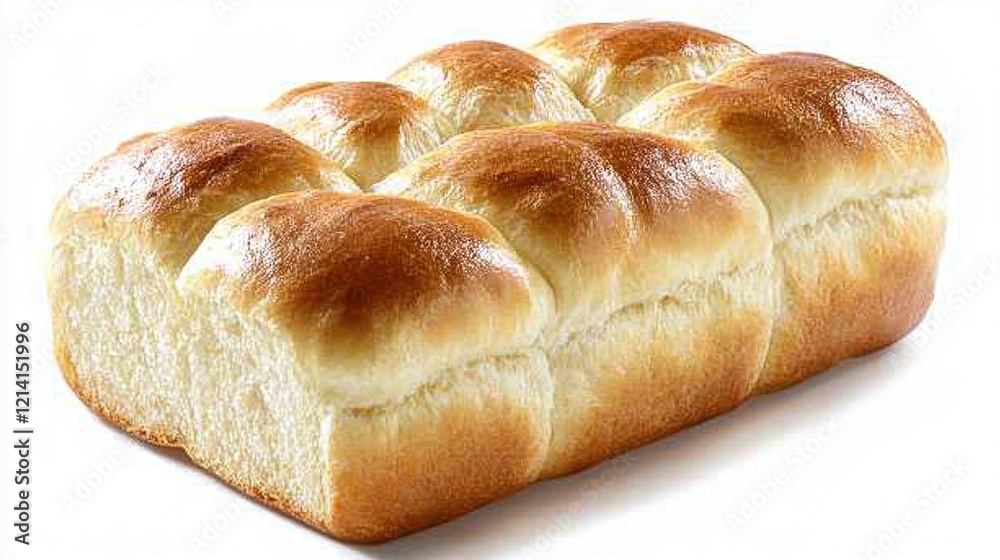 Freshly Baked Soft White Bread Loaf with Golden Brown Crust Freshly Baked Soft White Bread Loaf with Golden Brown Crust