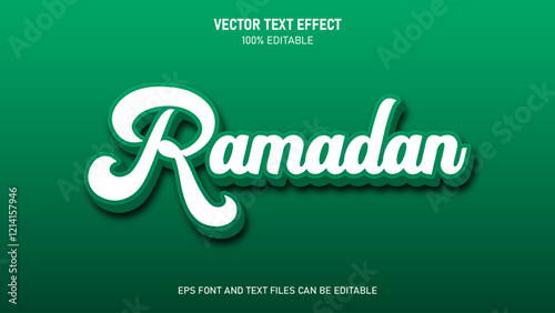 Ramadan 3d text  editable text effect