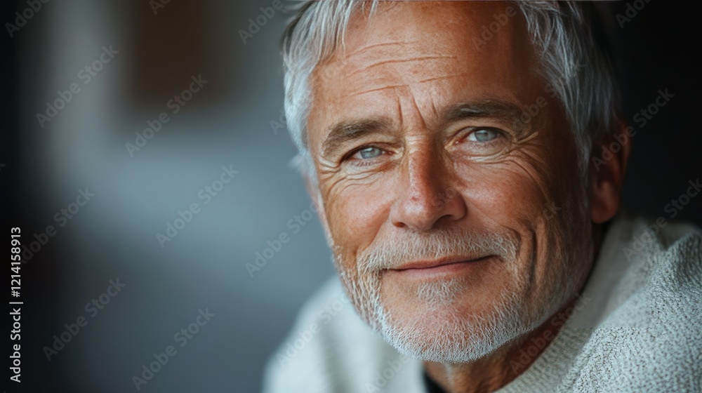 Captivating portrait of an elderly man indoor setting close-up photography warm atmosphere expressive mood Captivating portrait of an elderly man indoor setting close-up photography warm atmosphere expressive mood