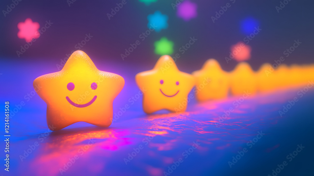A glowing feedback chart showing how influencers drive brand awareness metrics upward A glowing feedback chart showing how influencers drive brand awareness metrics upward