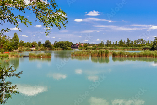 Obraz na płótnie Zmajevo Lakes - Zmajevacka jezera in Vojvodina, Serbia w salonie