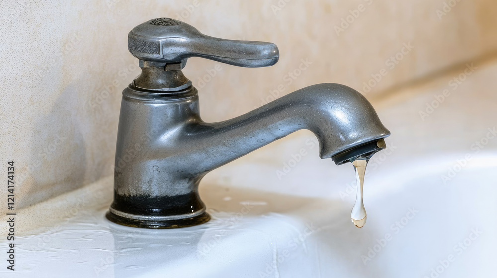 Close-up of a leaking faucet dripping water onto a white porcelain sink, highlighting the urgency of fixing a product issue. Close-up of a leaking faucet dripping water onto a white porcelain sink, highlighting the urgency of fixing a product issue.