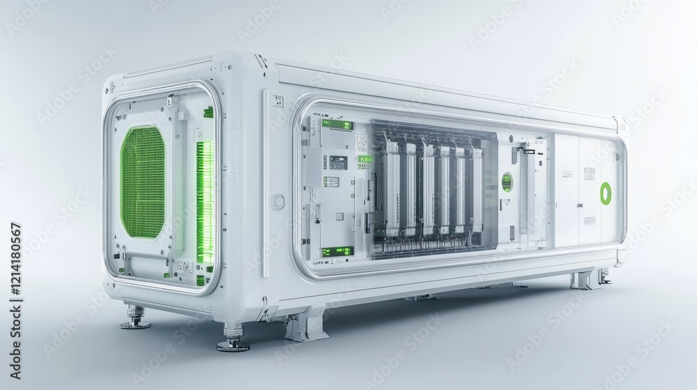 Fototapeta premium Intricate closeup of a modern central processing unit (cpu), unveiling the complexities of computing technology