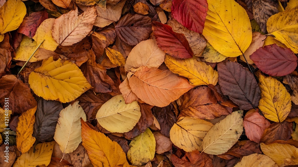 Vibrant Autumn Leaves in a Pile Capturing the Richness of Fall Colors and Seasonal Beauty in Nature : Generative AI Vibrant Autumn Leaves in a Pile Capturing the Richness of Fall Colors and Seasonal Beauty in Nature : Generative AI