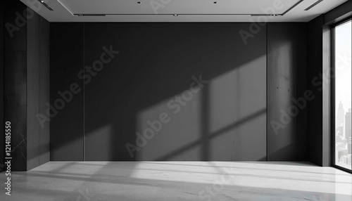 empty room with a window