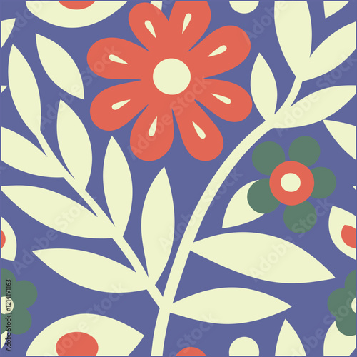Pattern of botanical wildflowers. Abstract botany flowers background. style for banners, wallpaper, posters, websites, online shopping.Vector illustration design.
