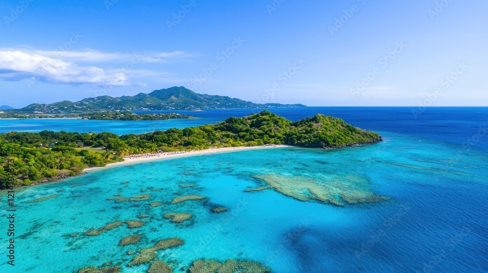 Fototapeta premium Tropical Island Paradise