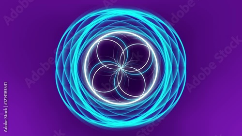 Flower windmill spinning wheel Animation Video