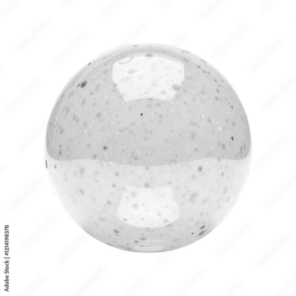 A Glowing Orb of Light: A Captivating Transparent Sphere A Glowing Orb of Light: A Captivating Transparent Sphere