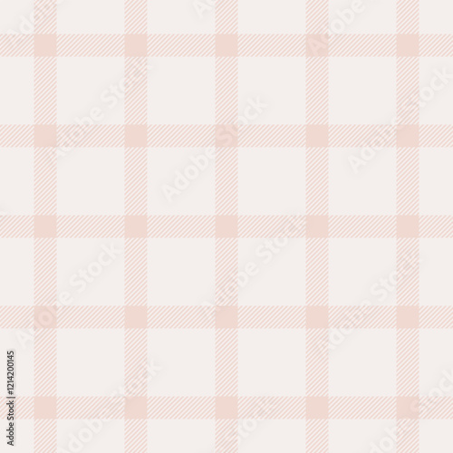 Elegant blush pink and white plaid pattern.  Perfect for textile design, wedding stationery, or feminine branding.  Subtle texture adds visual interest.