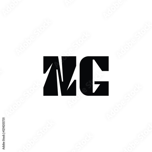 Free Download NG monogram logo design letter text name symbol monochrome logotype alphabet character simple logo - GFXLoad