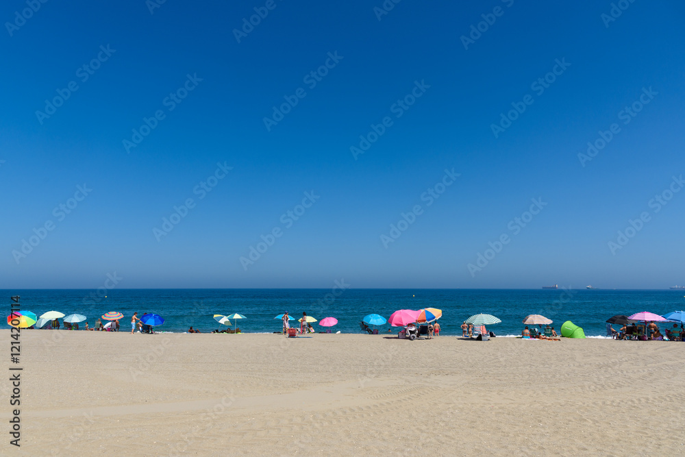 Gibratlar, Spain - August 03, 2024: Bay of Gibraltar