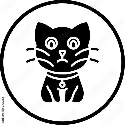 Cat Vector Icon Style