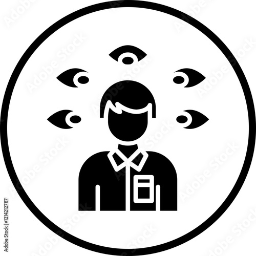 Paranoia Vector Icon Style
