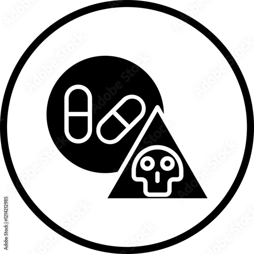 Overdose Vector Icon Style