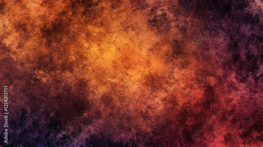 Obraz premium Rich gradient texture in dark orange, brown, and purple