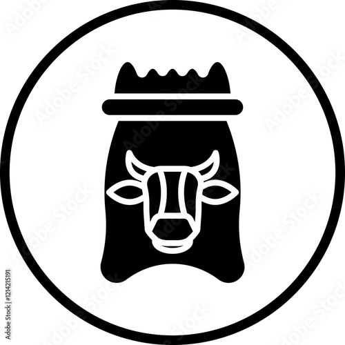 Animal Feed Vector Icon Style