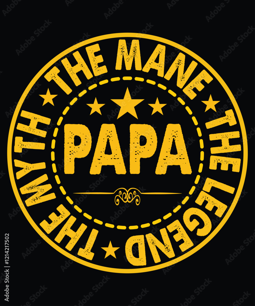 Fototapeta premium The mane the legend the myth papa