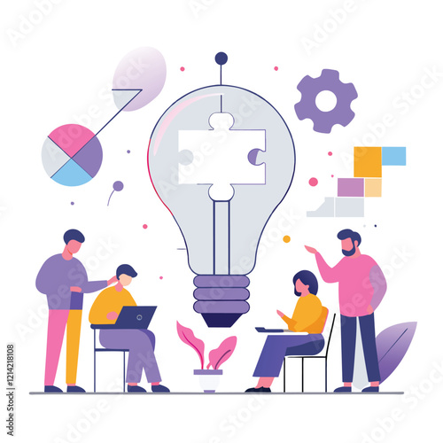 Collaborative Team Brainstorming for Innovative Solutions