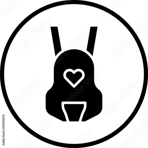 Baby carrier Vector Icon Style